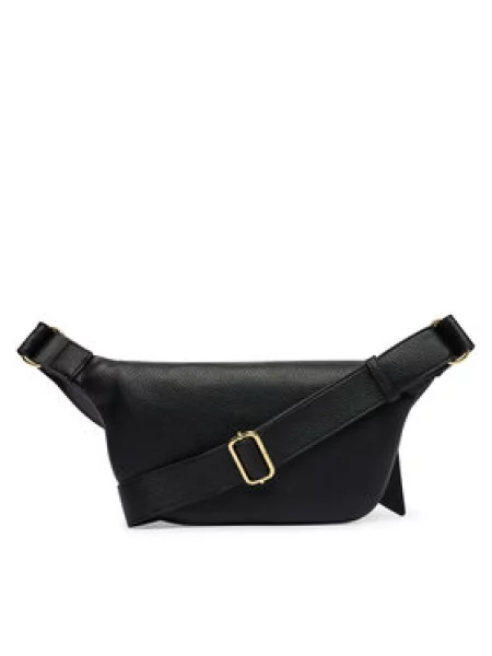 Love Moschino pasna torbica iz umetnega usnja črna