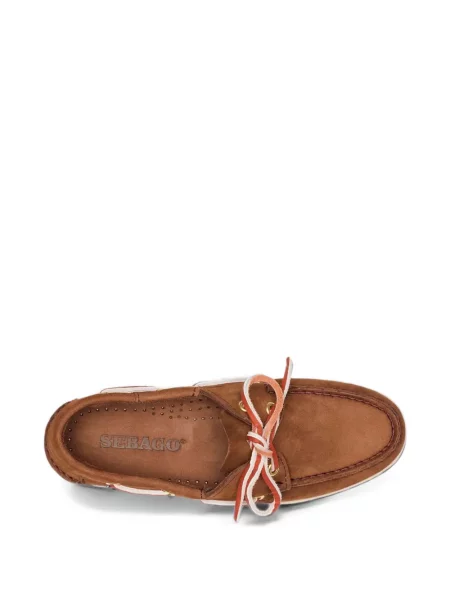 Pantofi loafer Sebago din nubuc maro