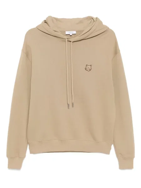 Hanorac cu glugă Maison Kitsune maro