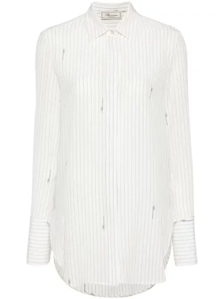 Cămașă Blumarine cu dungi alb