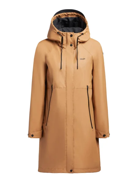 Khujo Funkcionalen plašč mokka črna