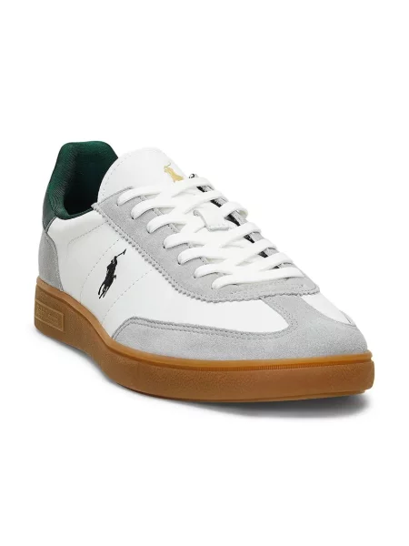 Кожаные кроссовки Polo Ralph Lauren белые