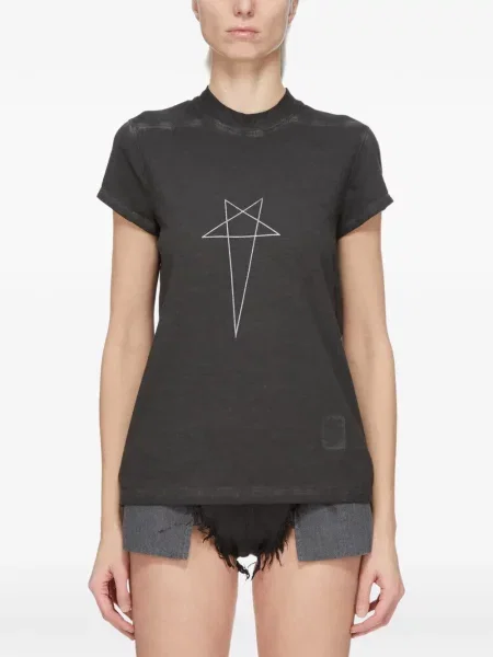Tricou Rick Owens Drkshdw cu imagine negru