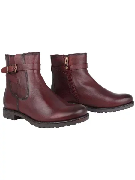 Kotníkové boty Ara červené