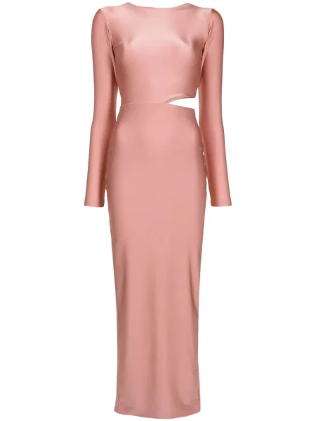 Maksi sukienka maxi Lethicia Bronstein garniturowa różowa