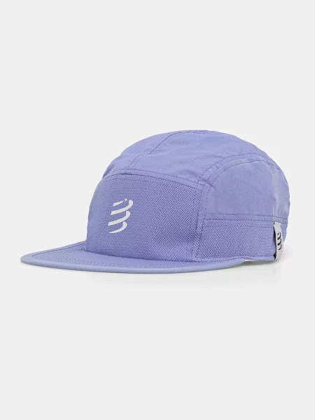 Шапка с козирка Compressport 5 Panel Light синьо