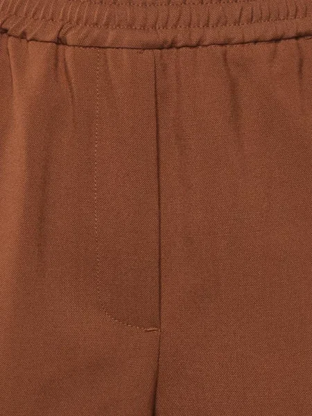 Pantaloni Weekend Max Mara de lână maro