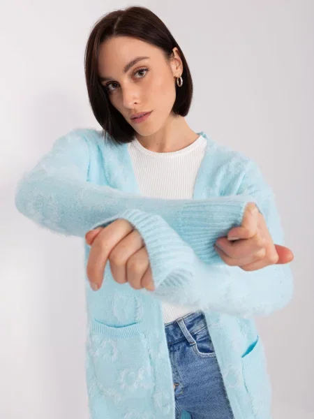 Pulover Wool Fashion Italia albastru
