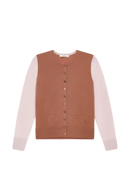 Cardigan Maliparmi de lână maro