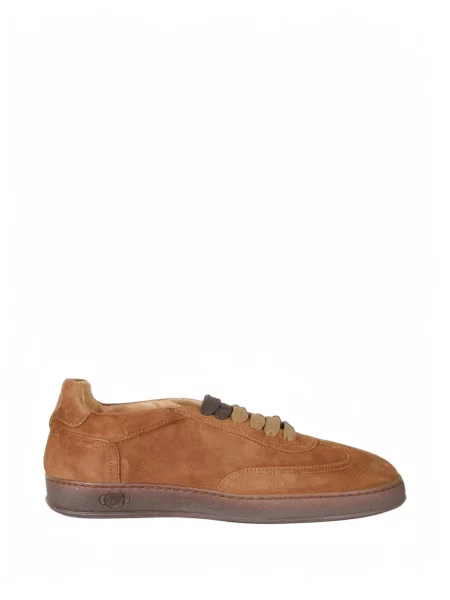 Sneakerși Soldini80 din piele de căprioară maro