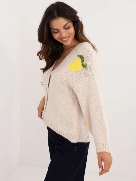 Pulover Fashionhunters bej