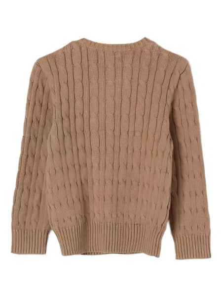 Sweter dziecięcy Polo Ralph Lauren brązowy