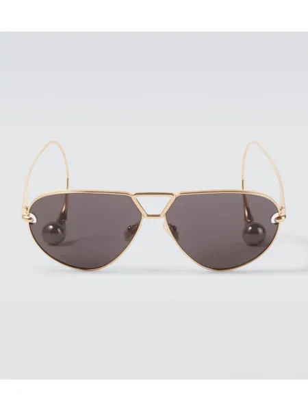 Ochelari de soare Bottega Veneta auriu