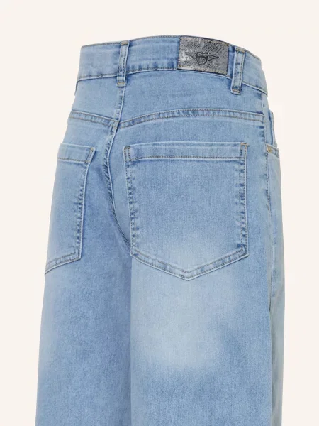 Blue Effect Jeansy Barrel blau niebieskie