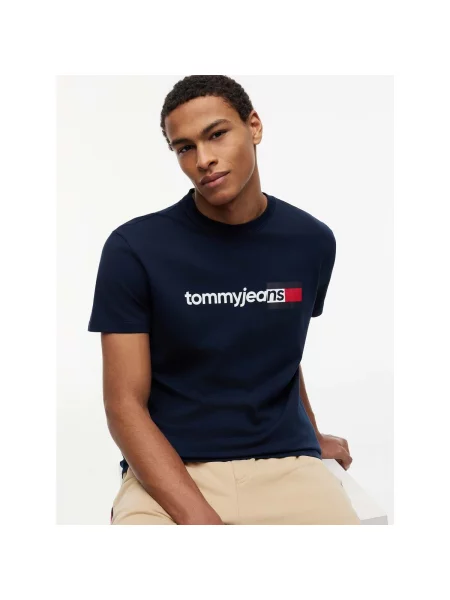 Majica Tommy Hilfiger kratki rukavi plava