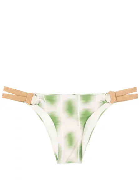 Bikini Lenny Niemeyer z nadrukiem w abstrakcyjne wzory biały