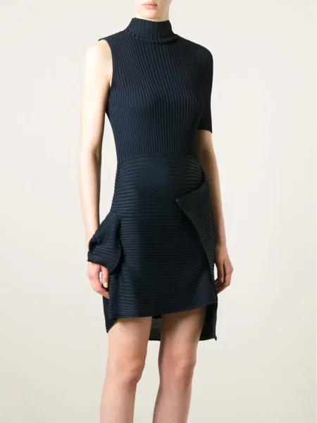 Rochie Jw Anderson asimetrică albastru