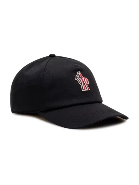 Czapka z daszkiem Moncler czarna