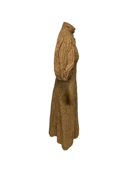Rochie Ganni de cristal de costum maro