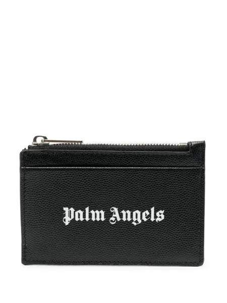 Portofel Palm Angels cu imagine negru
