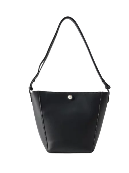 Weekend MaxMara De piele geantă pe umăr Wkadonna negru