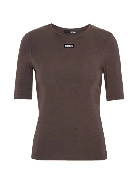 Scurt tricou Rotate Birger Christensen maro