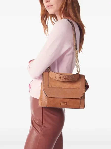 Shopper kabelka Lancel hnedá
