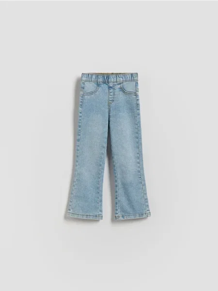 Reserved Джинси кльош синій