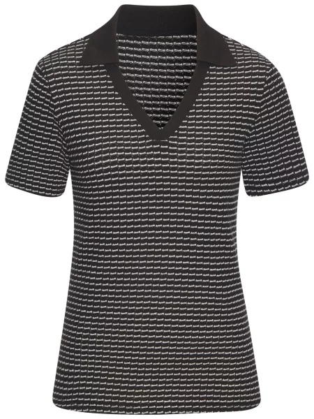 VIVANCE Majica temno siva črna