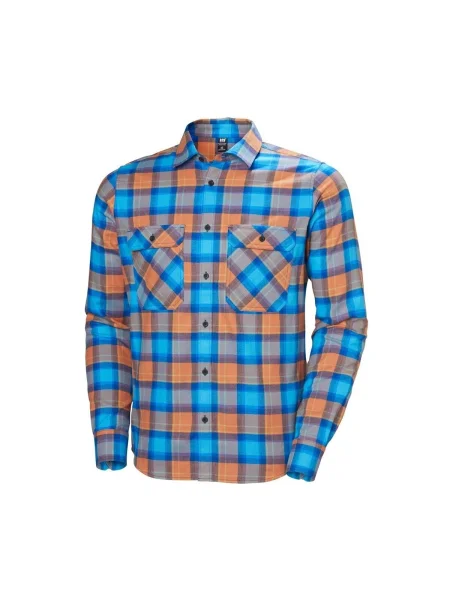 Helly Hansen Férfi Lokka Organic Flannel bonfire fjell kockás ing. Méret: M