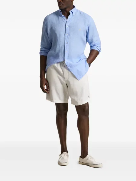 Ριγέ πουκάμισο Polo Ralph Lauren με σχέδιο μπλε