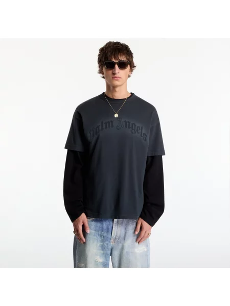 Tricou Palm Angels Patch Pa Regular Tee Black/ Black S negru