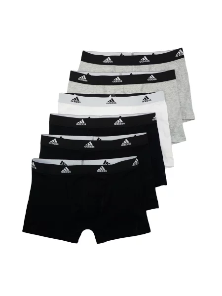 ADIDAS Chiloți sport gri amestecat / negru alb