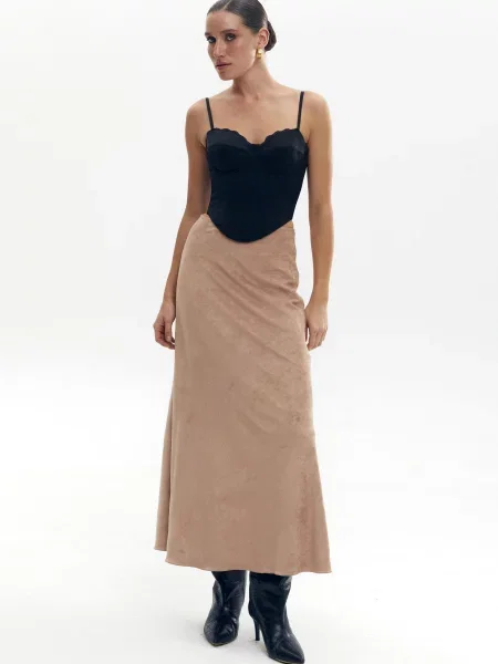 Спідниця максі Gepur бежевий