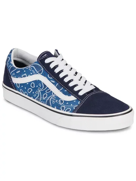 Pantofi Vans cu model paisley albastru