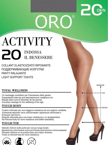 Колготы Oro черные