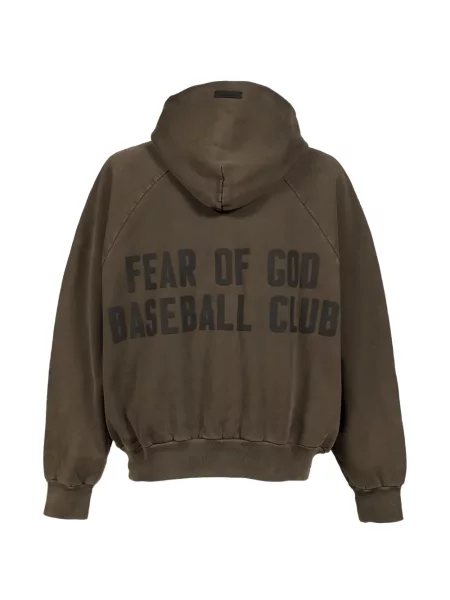 Hoodie Fear Of God με σχέδιο καφέ