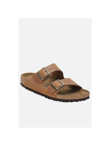 Klapki Birkenstock brązowe
