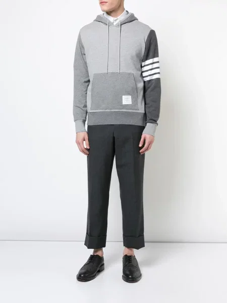 Hanorac cu glugă Thom Browne gri