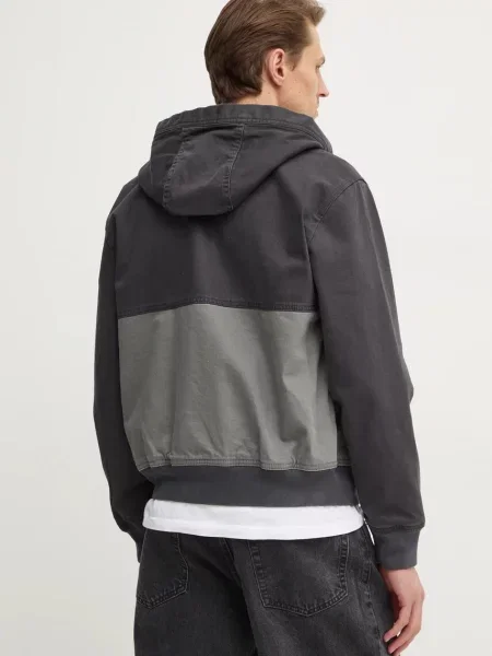 Bunda Hollister Co. přechodná šedá