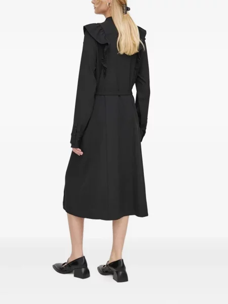 Rochie midi Bruuns Bazaar până la genunchi de costum negru