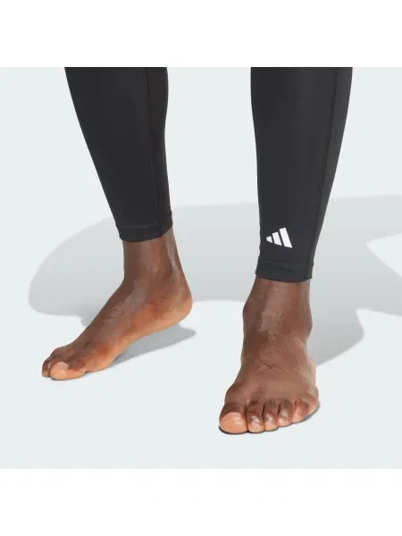 ADIDAS PERFORMANCE Pantaloni sport TECHFIT Compression Training Long negru alb
