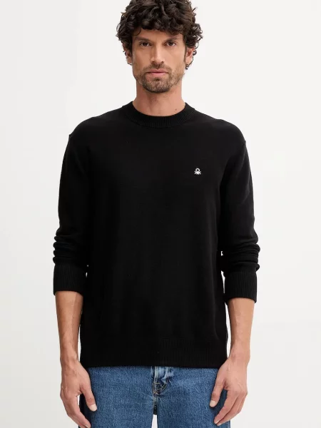 Pulover United Colors of Benetton črna