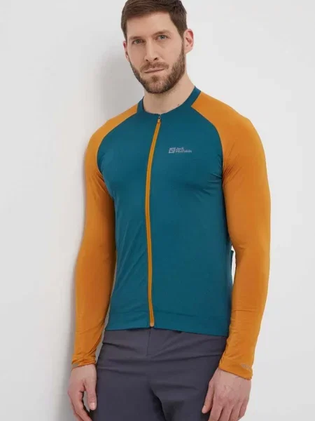 Суитчър Jack Wolfskin с принт зелено