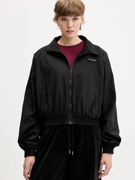 Hugo Blue kurtka przejściowa oversize czarny