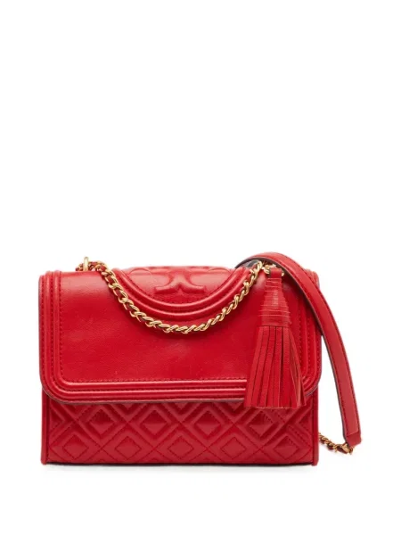 Matlasat geanta crossbody Tory Burch roșu