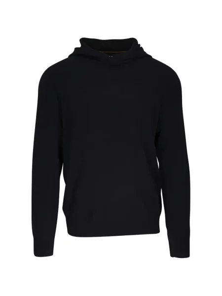 Hanorac cu glugă Rlx Ralph Lauren din cașmir negru