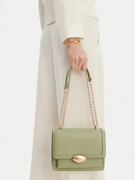 GINO ROSSI Ročna torba zelena