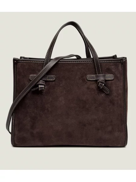 GIANNI CHIARINI Geantă shopper Marcella | piele întoarsă maro