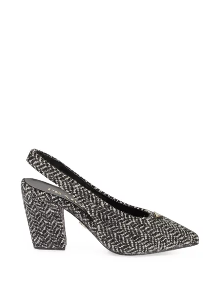 Pantofi cu toc Prada slingback negru